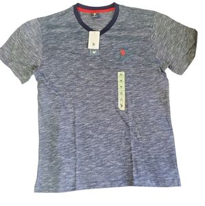 US Polo Assn. Blue Gray Marble T-Shirt